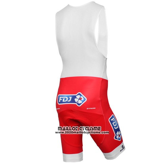 2017 Maillot Ciclismo FDJ Bleu Champion France Manches Courtes et Cuissard